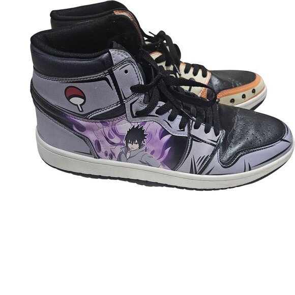 Anime-Themed High-Top Sneakers - Picture 4 of 7